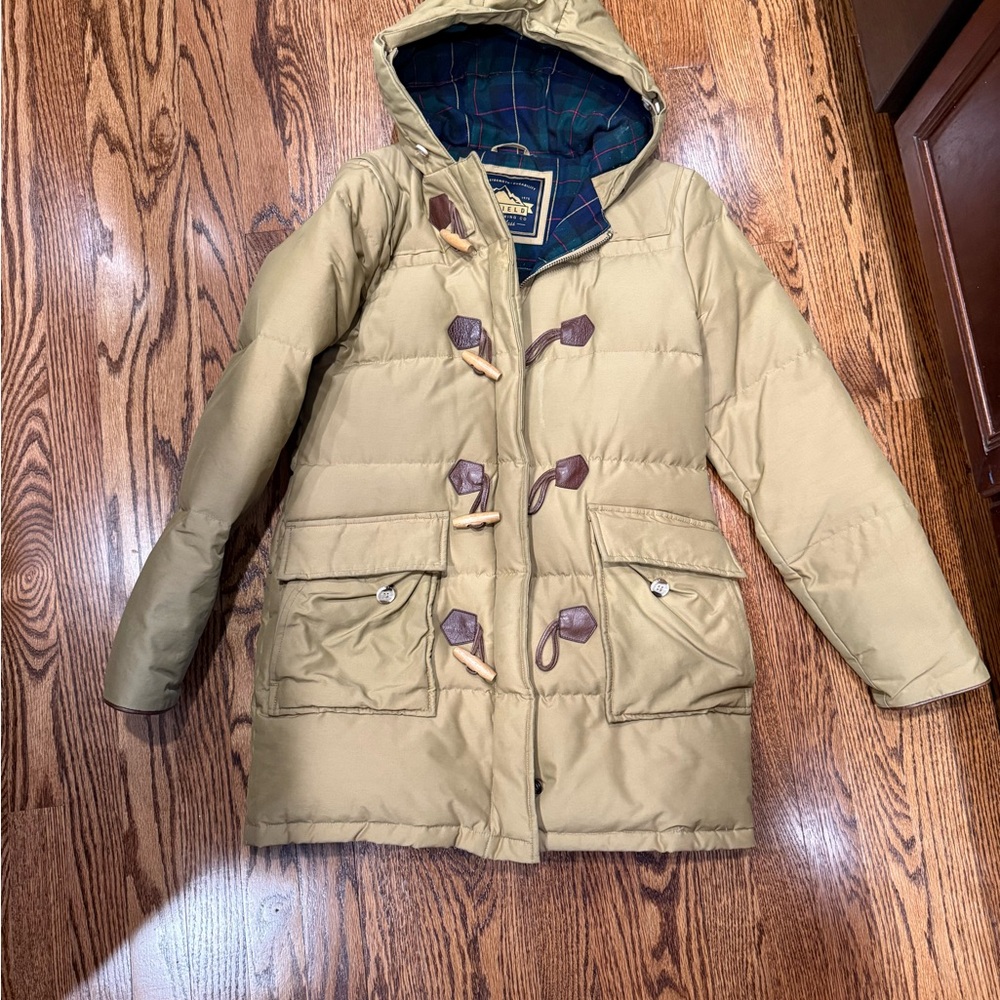 Penfield Tan Hooded Puffer Coat